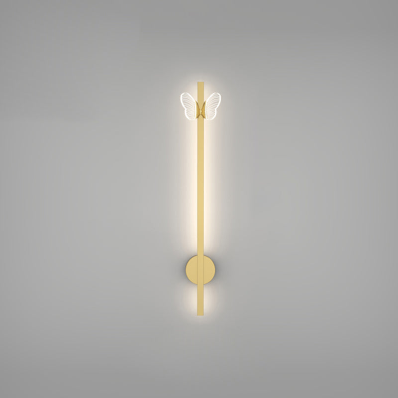 Linearer Schatten Metall Wandleuchte moderne Style 2 Lichter Wandmontage Licht