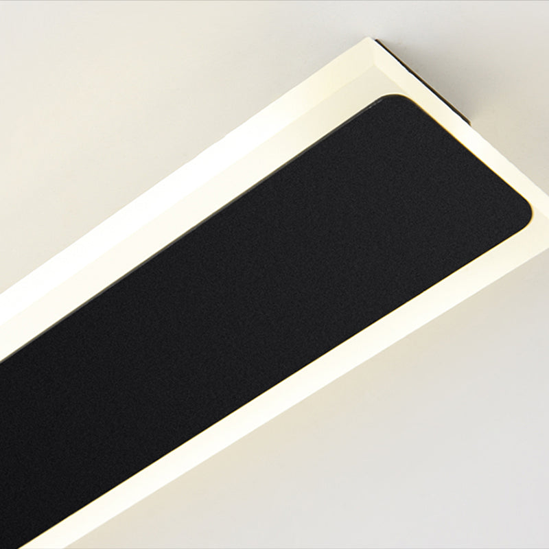 Sombra lineal Medina de metal Distonce moderno Luz de montaje de pared de luz simple