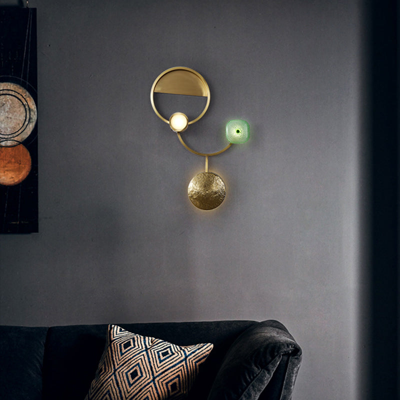 Multi -Lichter runde Wandmontageleuchte moderne Metall Wandleuchte Metall Wandleuchte