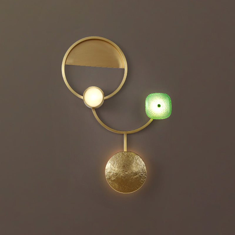 Multi -Lichter runde Wandmontageleuchte moderne Metall Wandleuchte Metall Wandleuchte