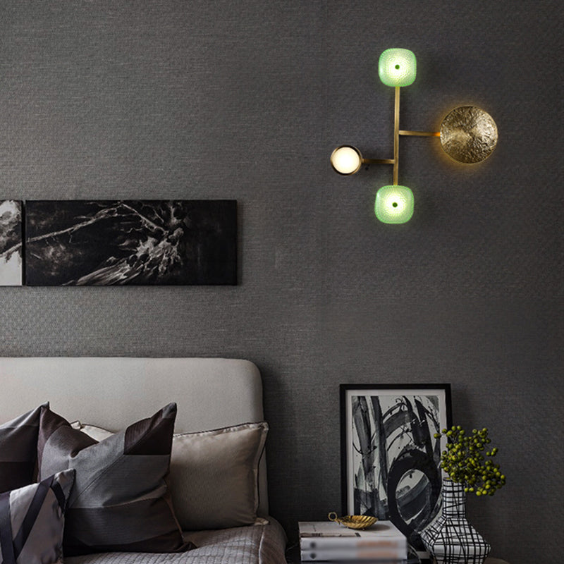 Multi -Lichter runde Wandmontageleuchte moderne Metall Wandleuchte Metall Wandleuchte