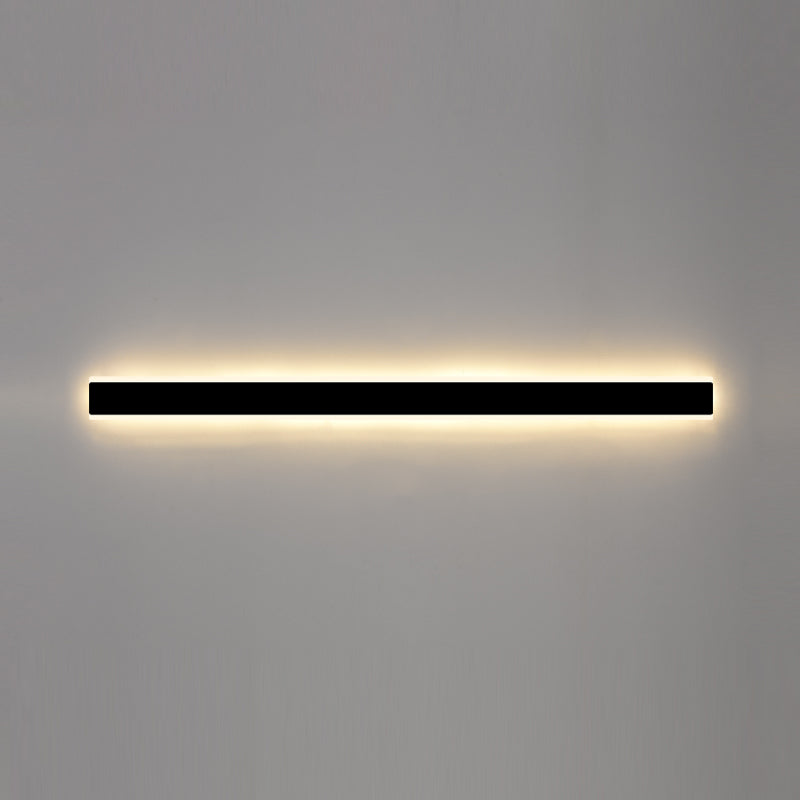 Linearer Schatten Metall Wandleuchten moderner Stil 1 Lichtwandmontage Licht