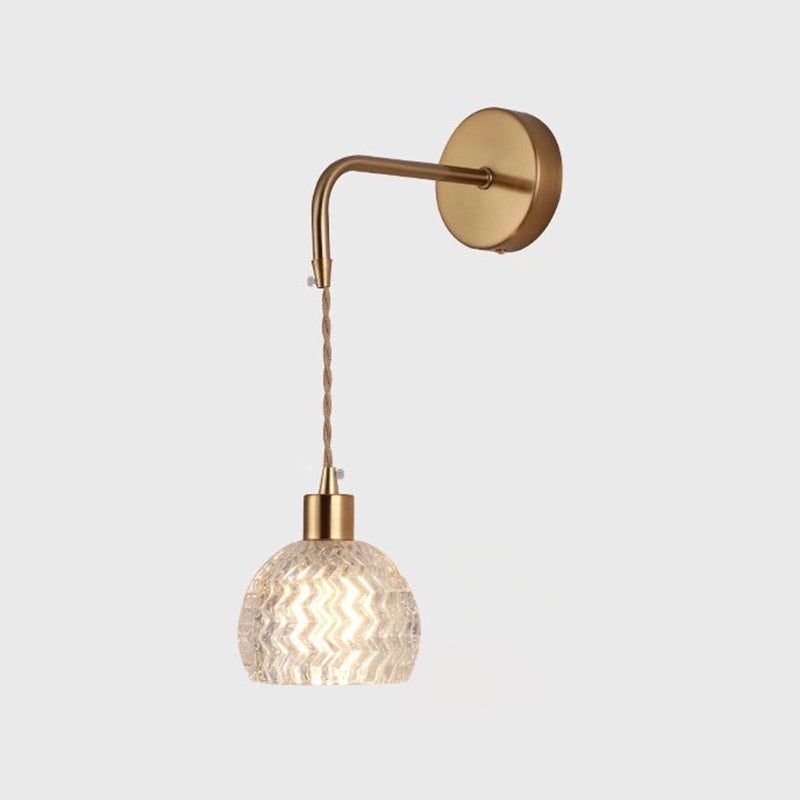 1 lumière géométrique mural luminaire de style industriel Idées d'éclairage mural en verre industriel lumières