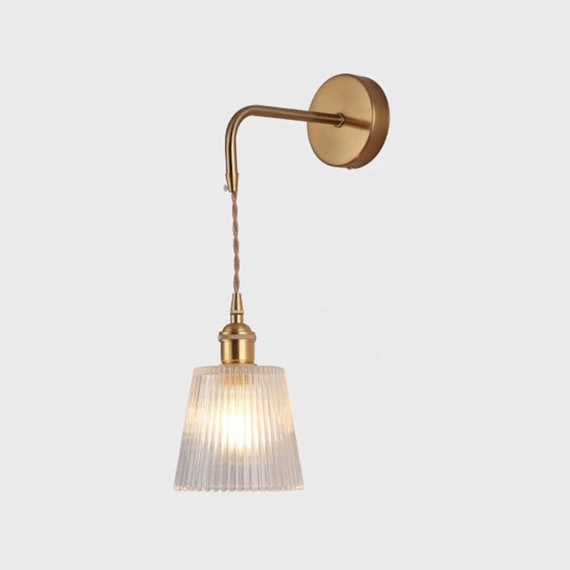 1 lumière géométrique mural luminaire de style industriel Idées d'éclairage mural en verre industriel lumières