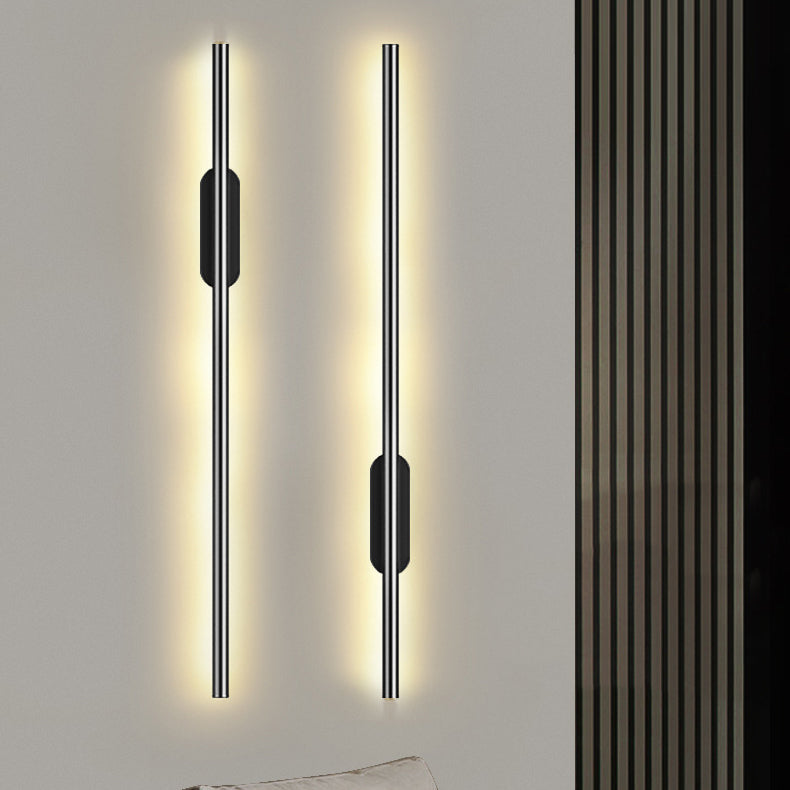 Linearer Schatten Metall Wandleuchten moderner Stil 1 Lichtwandmontage Licht