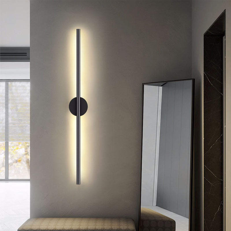 Linearer Schatten Metall Wandleuchten moderner Stil 1 Lichtwandmontage Licht