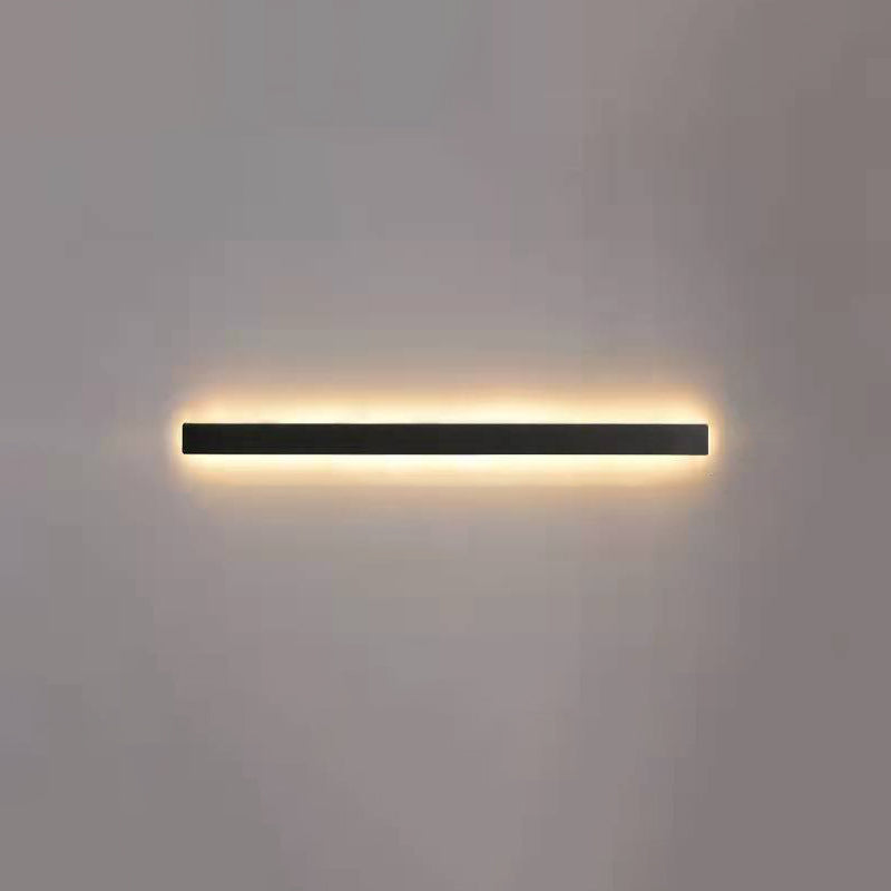 Linearer Schatten Metall Wandleuchten moderner Stil 1-Licht-Wandmontage Licht