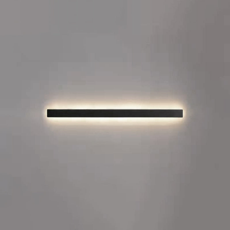 Linearer Schatten Metall Wandleuchten moderner Stil 1-Licht-Wandmontage Licht