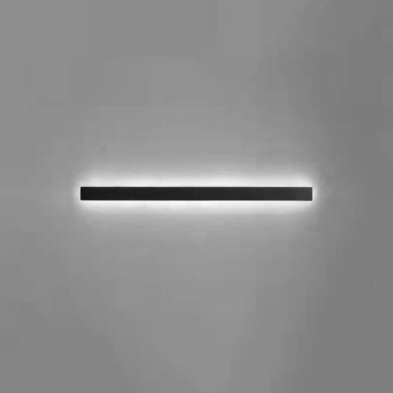 Linearer Schatten Metall Wandleuchten moderner Stil 1-Licht-Wandmontage Licht