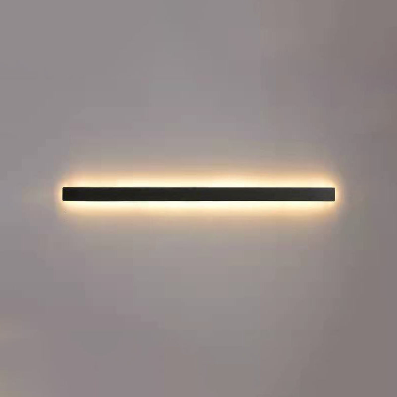 Linearer Schatten Metall Wandleuchten moderner Stil 1-Licht-Wandmontage Licht