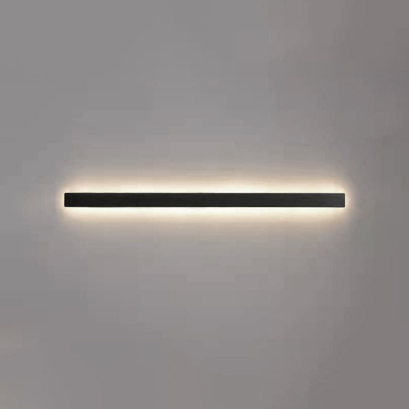 Linearer Schatten Metall Wandleuchten moderner Stil 1-Licht-Wandmontage Licht