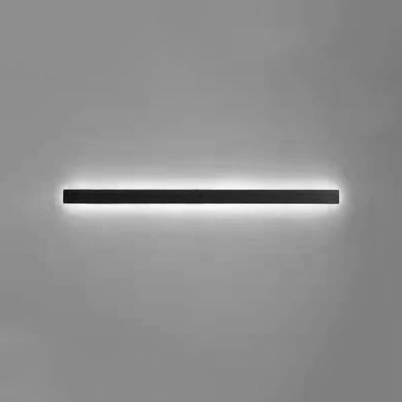 Linearer Schatten Metall Wandleuchten moderner Stil 1-Licht-Wandmontage Licht
