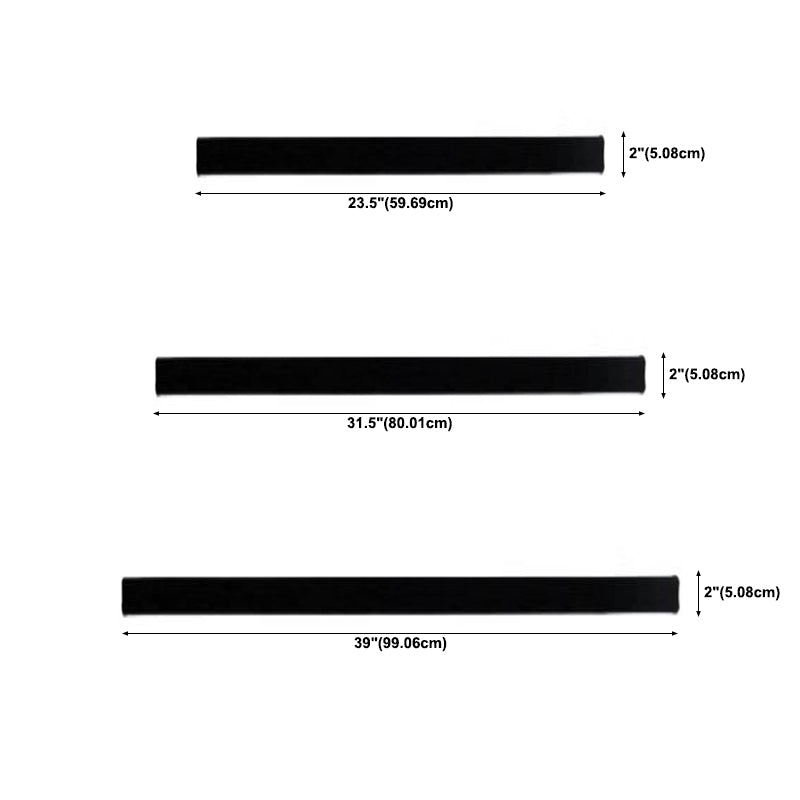 Linearer Schatten Metall Wandleuchten moderner Stil 1-Licht-Wandmontage Licht