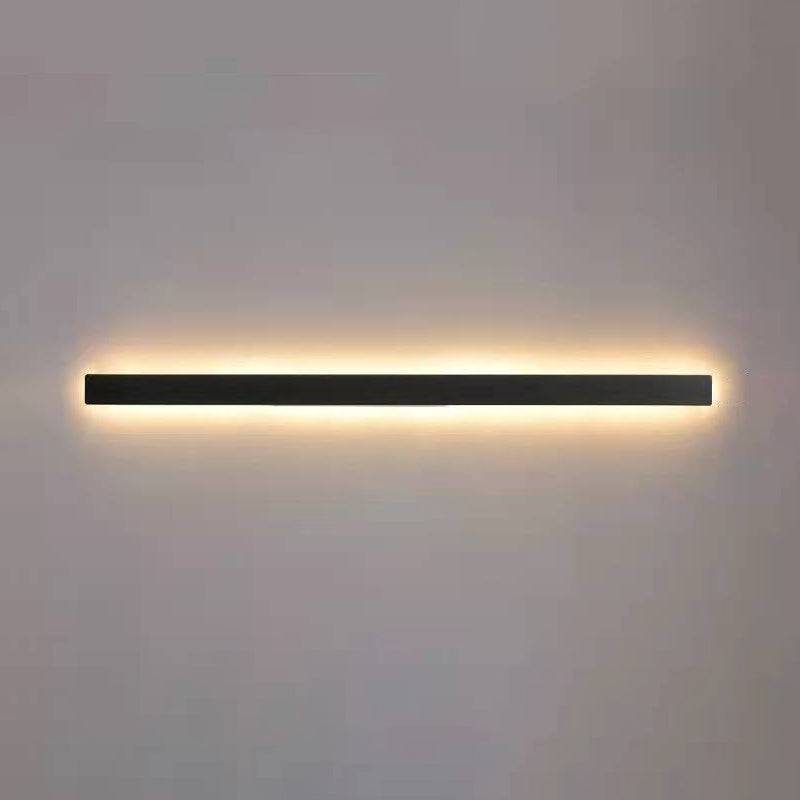 Linearer Schatten Metall Wandleuchten moderner Stil 1-Licht-Wandmontage Licht