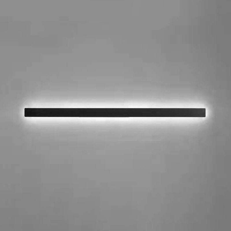 Linearer Schatten Metall Wandleuchten moderner Stil 1-Licht-Wandmontage Licht