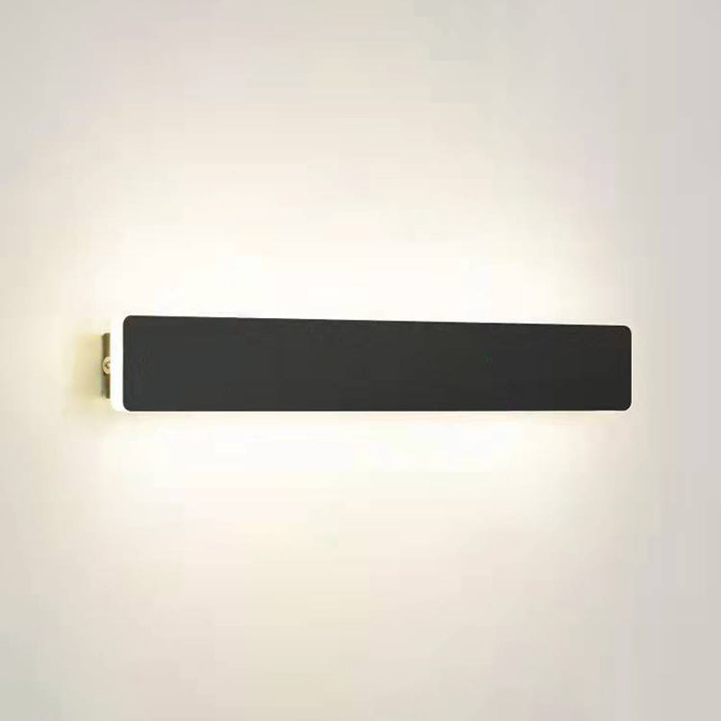 Linearer Schatten Metall Wandleuchten moderner Stil 1-Licht-Wandmontage Licht