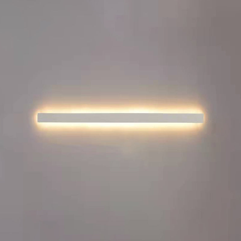 Linearer Schatten Metall Wandleuchten moderner Stil 1-Licht-Wandmontage Licht