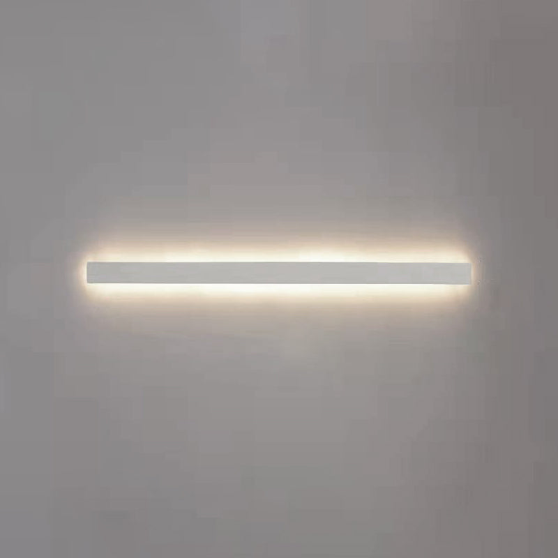 Linearer Schatten Metall Wandleuchten moderner Stil 1-Licht-Wandmontage Licht