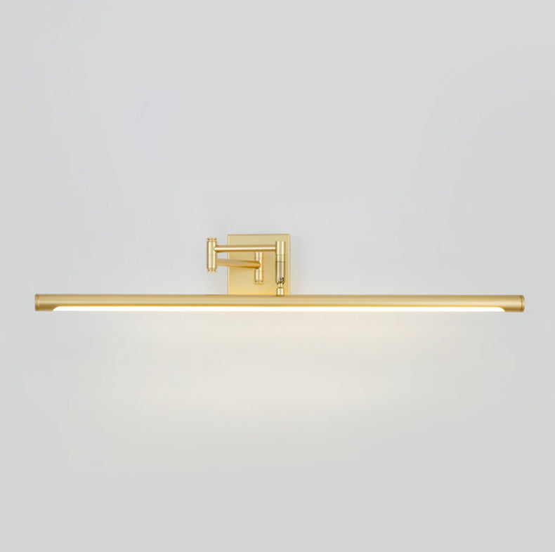 Modern Tube Vanity Lighting Fixtures Crystal 1 Light Vanity Wall Sconce