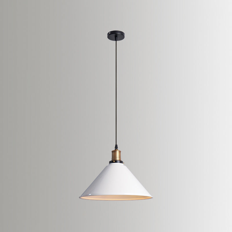 Accoglienza a sospensione vintage a 1 luce Kit di luce a sospensione bianca per negozio