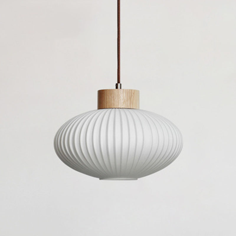 Glass Pot Shape Hanging Lights Modern Style 1 Light Hanging Mount Fixture for Dining Room