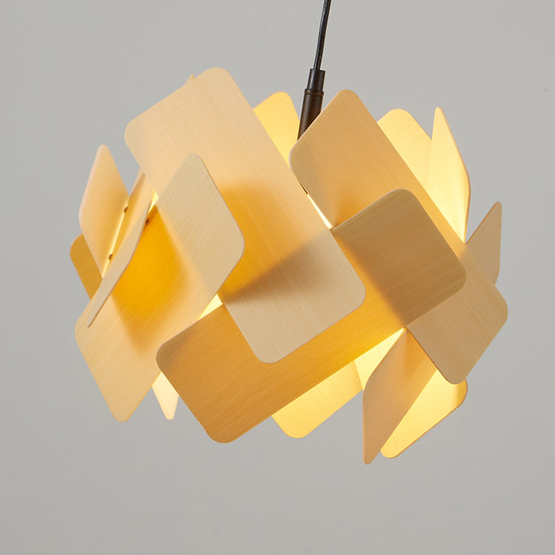 Metal Lantern Shade Hanging Lights Modern Style 1 Light Hanging Mount Fixture for Living Room