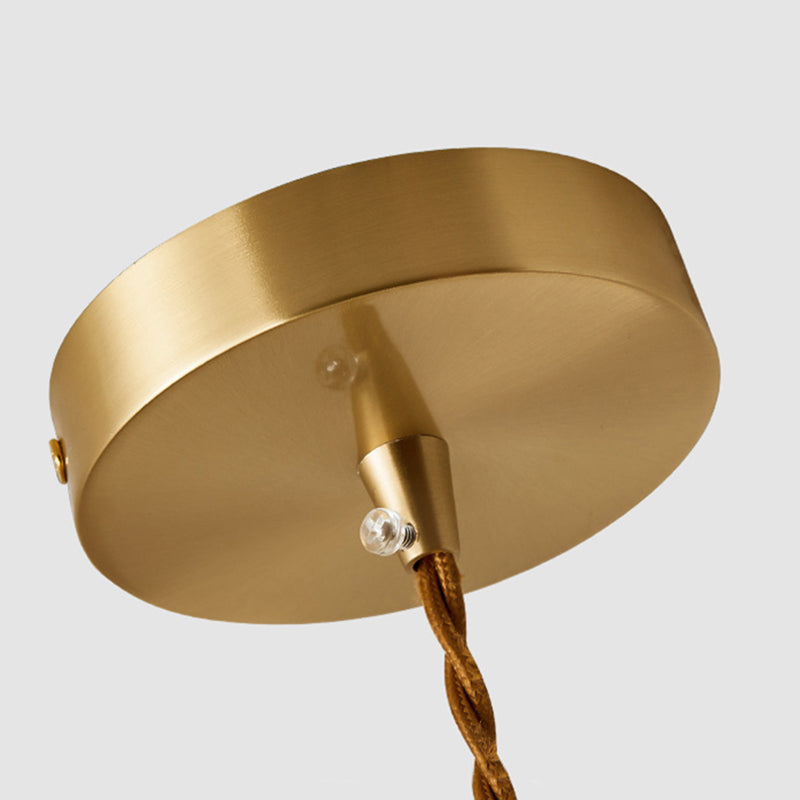 Lampada del soffitto in vetro petalo 1 leggero luce a sospensione vintage per camera da letto