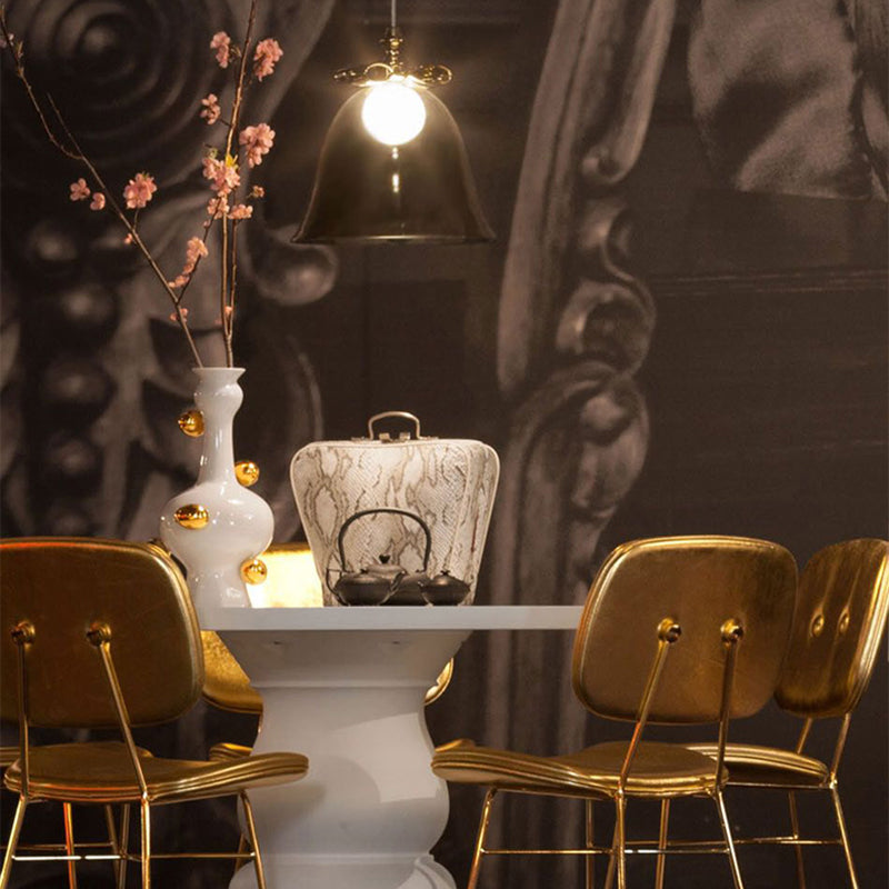 Glass Bell Hanging Light Modern Style Pendent Lighting Fixture for Sitting Room