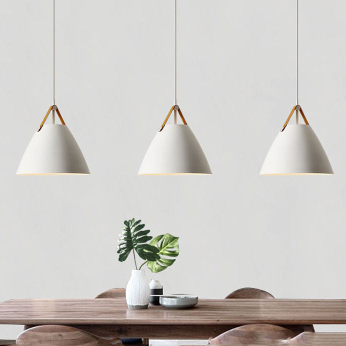 Metal Shade Hanging Light Modern Minimalist Pendent Lighting Fixture for Sitting Room