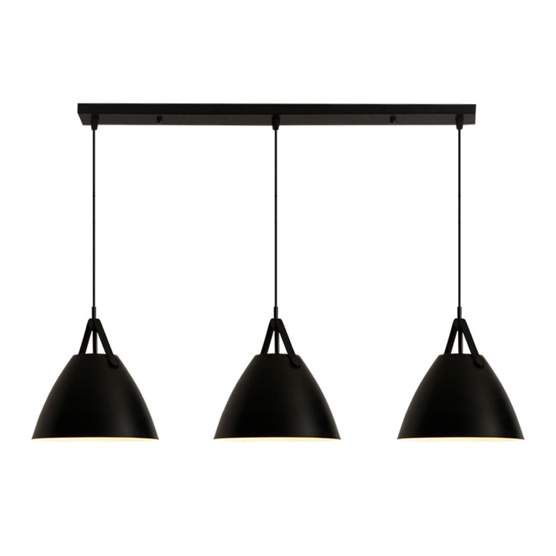 Metal Shade Hanging Light Modern Minimalist Pendent Lighting Fixture for Sitting Room