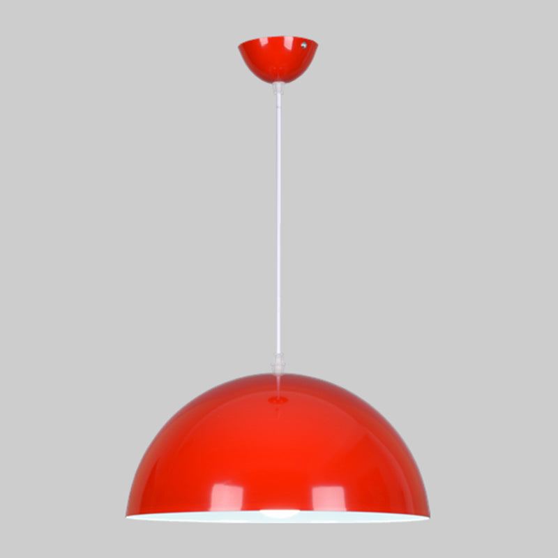 Colorful Metal Hanging Light Nordic Style Pendent Lighting Fixture for Sitting Room