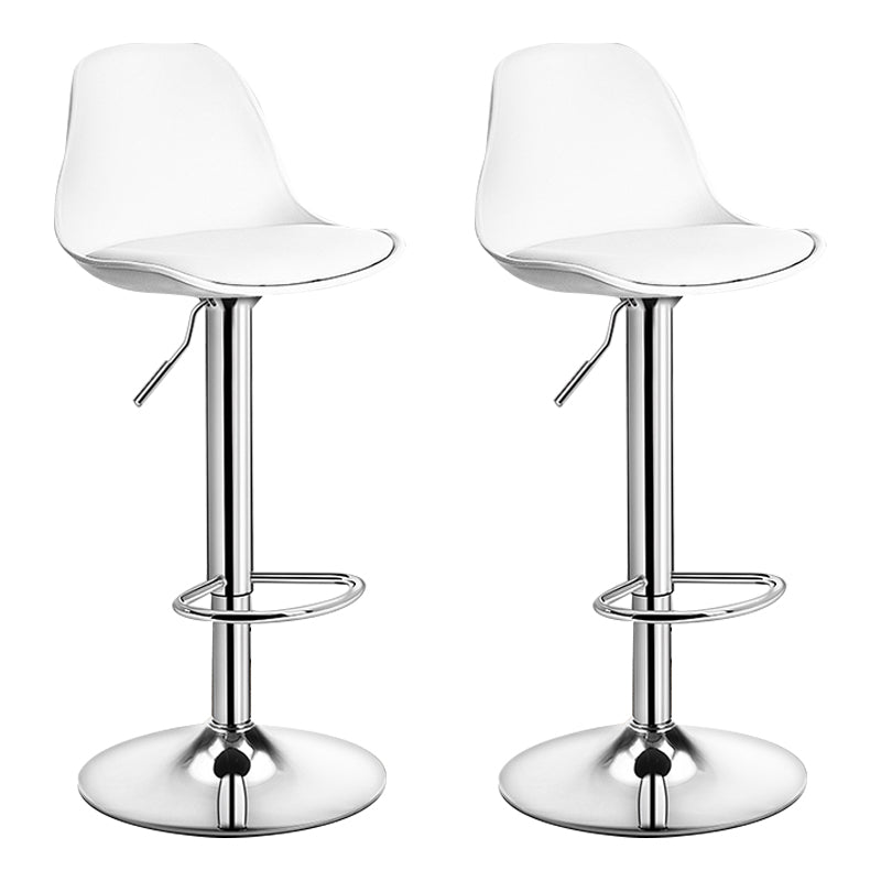 Moderne verstellbare Höhenstangenhocker schwenkbarer Plastik -Low -Rücken -Thekeschatzstool