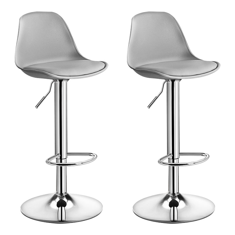Moderne verstellbare Höhenstangenhocker schwenkbarer Plastik -Low -Rücken -Thekeschatzstool