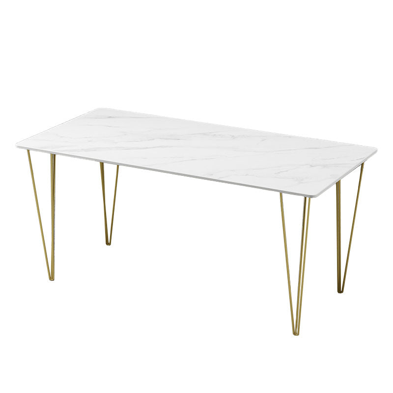 Glam 1/2/5/7 Pieces Dining Table Set Sintered Stone Table and Chair Set