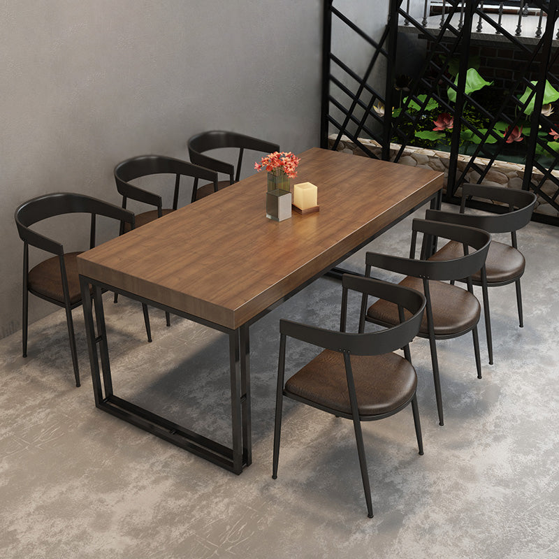Industrial 1/4/5/7 Pieces Dinette Set Solid Wood Dining Table Set