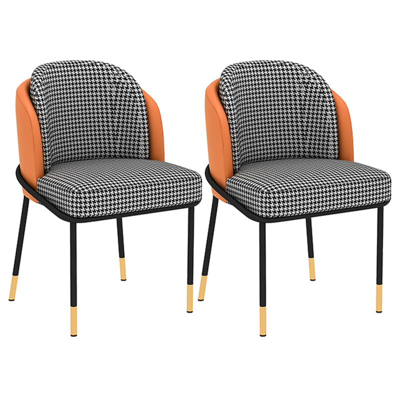 Minimalist Design 1/2/5/7 Rectangular Dining Room Table with Upholstered Chairs