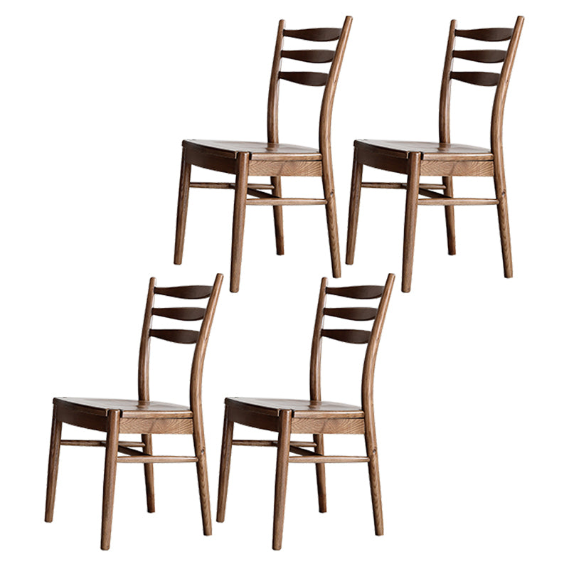 Ensemble de restauration en bois massif de style moderne 1/4/5 avec chaises en bois pour la maison