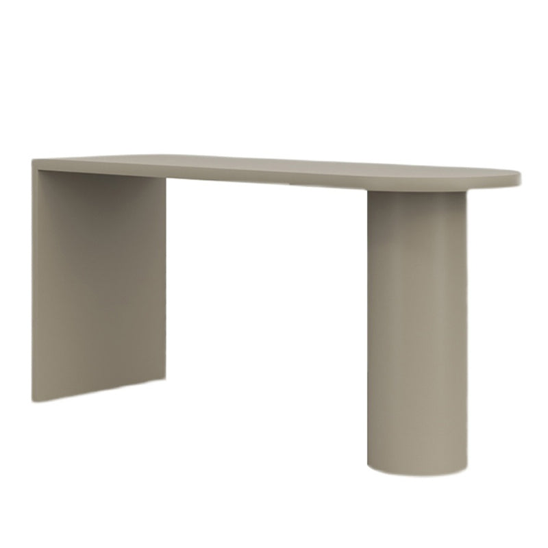 Free Form Pine Wood Table for Restaurant Modern Wood Table with Double Pedestal Base