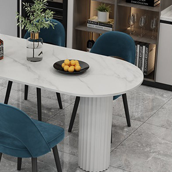 Sintered Stone Top Freeform Table for Restaurant Modern Dining Table with 3 Legs
