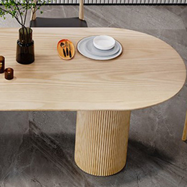 Moderner Kiefernholz -Tisch für Restaurant kostenloser Holz Tisch mit 3 Beinen