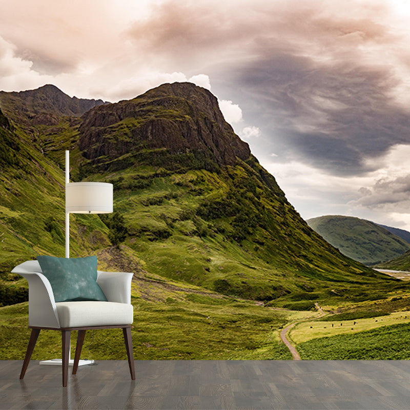 Environmental Wall Mural Wallpaper Mountains Living Room Wall Mural