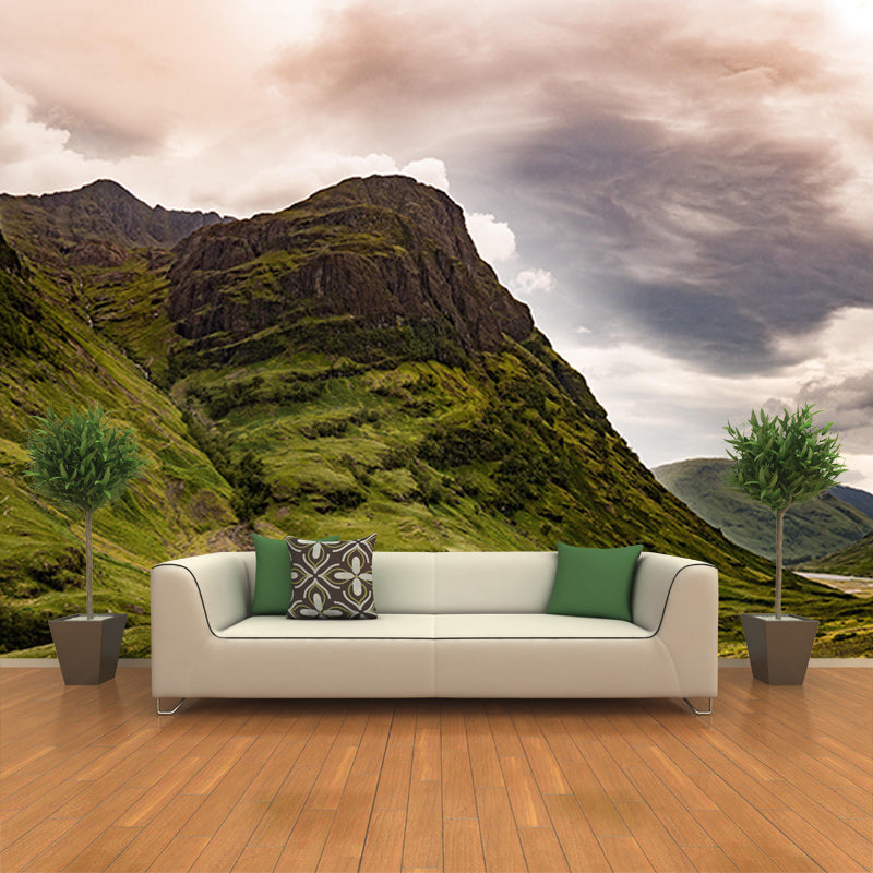 Environmental Wall Mural Wallpaper Mountains Living Room Wall Mural