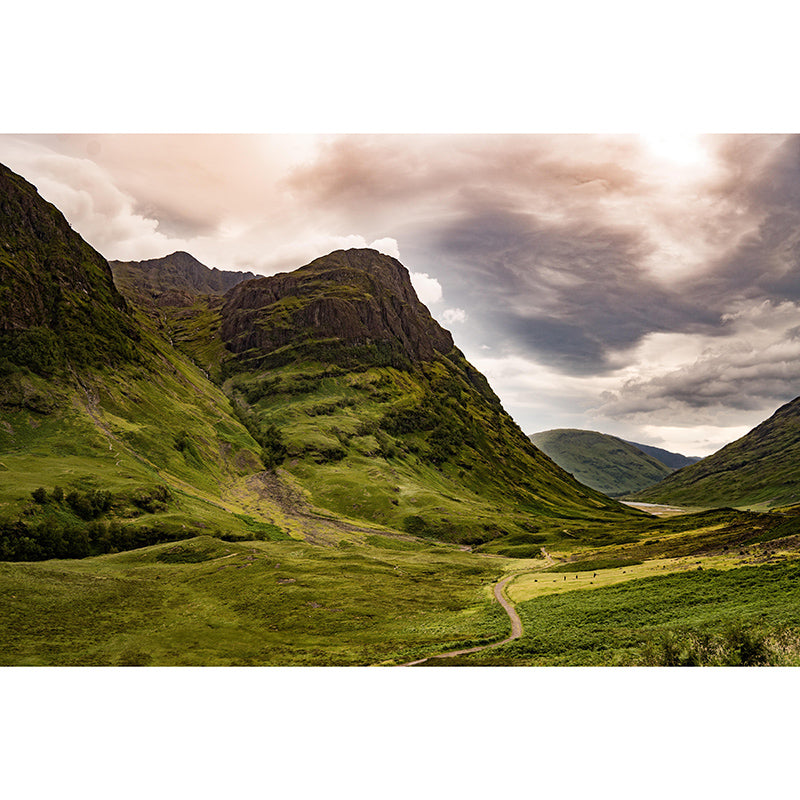 Environmental Wall Mural Wallpaper Mountains Living Room Wall Mural