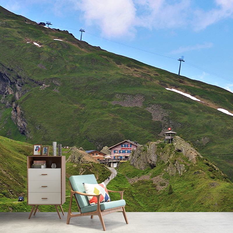 Modern Style Mural Wallpaper Mountains Photography Indoor Wall Mural