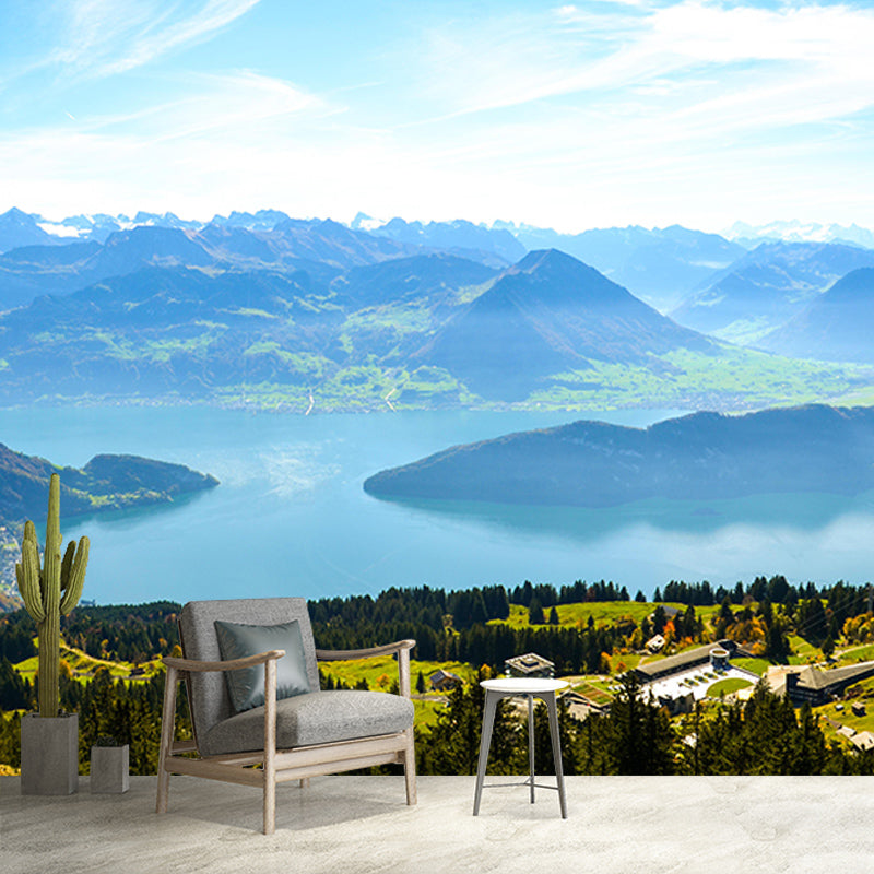 Photography Environment Friendly Mural Wallpaper Mountains Bedroom Wall Mural