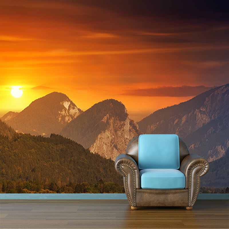 Photography Environment Friendly Mural Wallpaper Mountains Bedroom Wall Mural