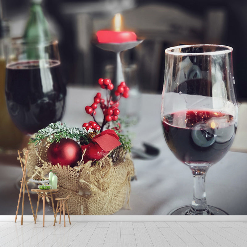 Alcoholic Drink Mildew Resistant Wallpaper Photography Sleeping Room Wall Mural