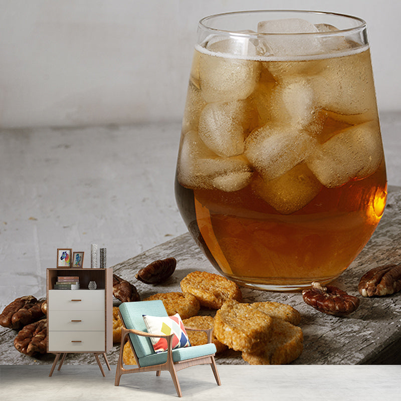 Beautiful Photography Mural Wallpaper Alcoholic Drink Indoor Wall Mural