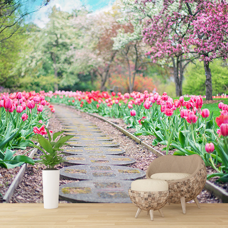 Decorative Wall Mural Wallpaper Outdoor Path Sitting Room Wall Mural