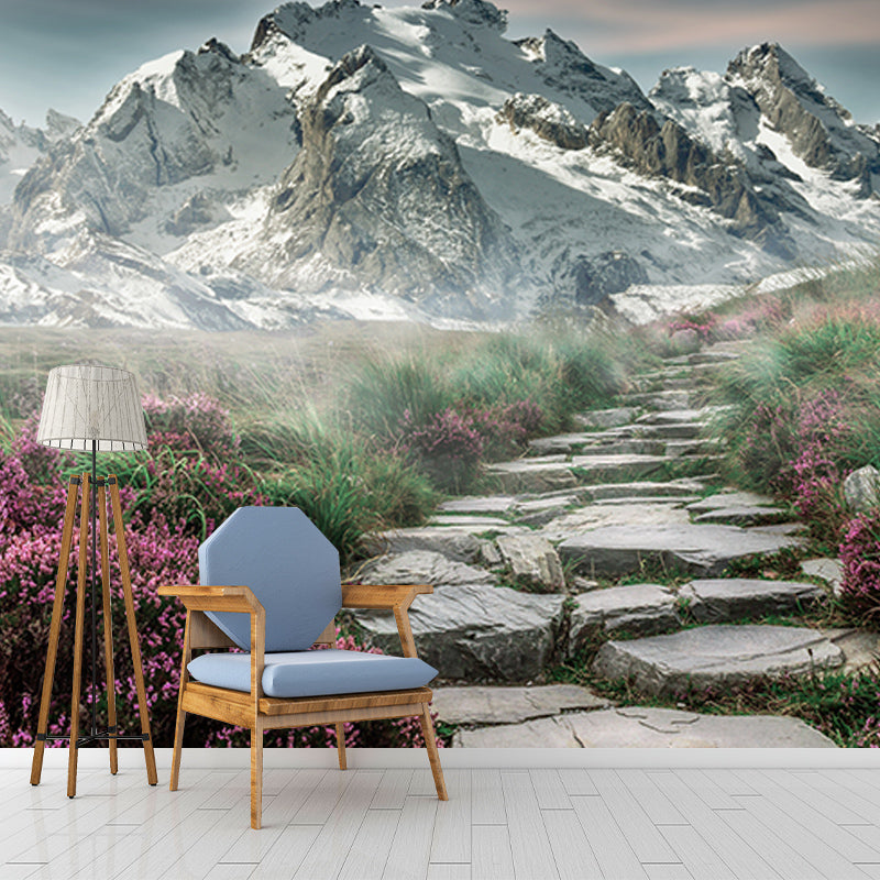 Decorative Wall Mural Wallpaper Outdoor Path Sitting Room Wall Mural